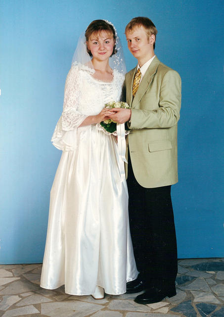 Шура выходит замуж за Диму Капустина. 9 сентября 2000 г.