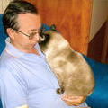 Кошачьи телячьи нежности. Юра и Филя на Кожуховском, 12 сентября 2004 г.