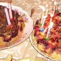 Сливовый и черничный пироги в честь Кости и Гали. 17 августа 2008 г.