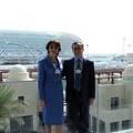 Мы с Юрой в Yas Marina Circuit, где проходил 4-й саммит по глобальной повестке дня ВЭФ. Абу-Даби, ОАЭ, 10 октября 2011 г.