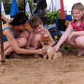 На джомтьеньском пляже к нам прибился очаровательный щенок шпица. 24 апреля 2014 г.