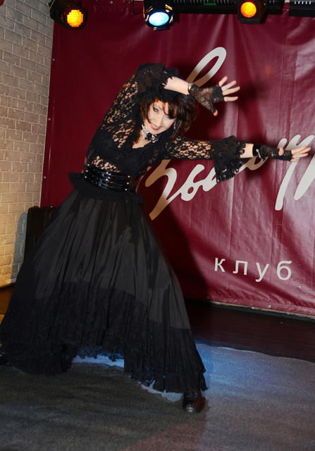 Премьера танца "Черные небеса" в клубе "Высоцкий" на Таганке. 22 ноября 2015 г.