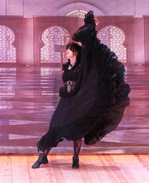Танец "Черные небеса" на фестивале "Grand Bellydance" в ДК "Авангард" на Домодедовской. 21 февраля 2016 г.